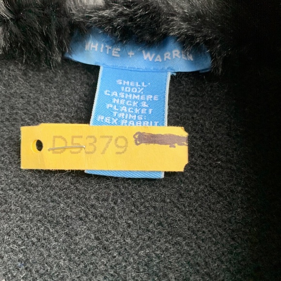 White + Warren 100% Cashmere Shrug Rabbit … - Picture 3 of 5